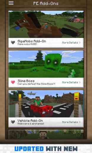Add-Ons for Minecraft PE 2