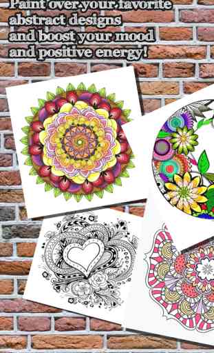 Adult Coloring Book– Abstract & Floral Color Pages 1