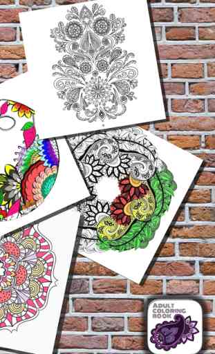Adult Coloring Book– Abstract & Floral Color Pages 2