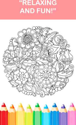Adult Coloring Book - Free Mandala Colors Therapy Stress Relieving Pages 2