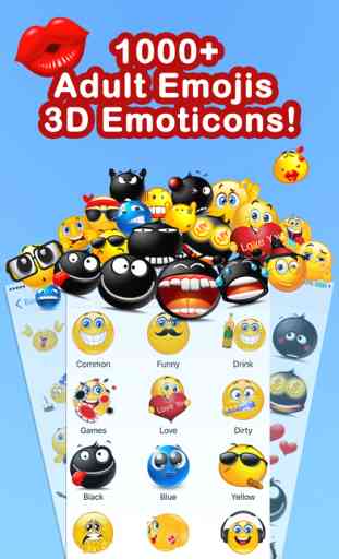 Adult Emoji Emoticons Pro - Smiley New Icons Faces 1