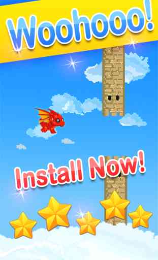 Adventure of Flying Dragon - A Fun Flappy Quest FREE 2
