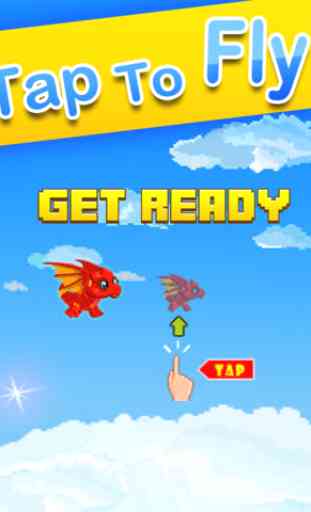 Adventure of Flying Dragon - A Fun Flappy Quest FREE 3