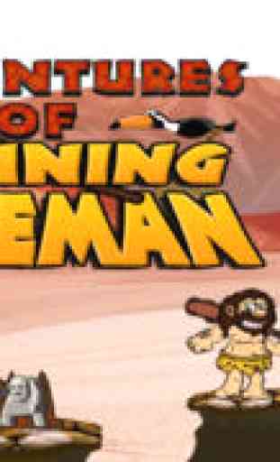Adventures Of Running Cave-man Free Fun Wild Crazy Games 1