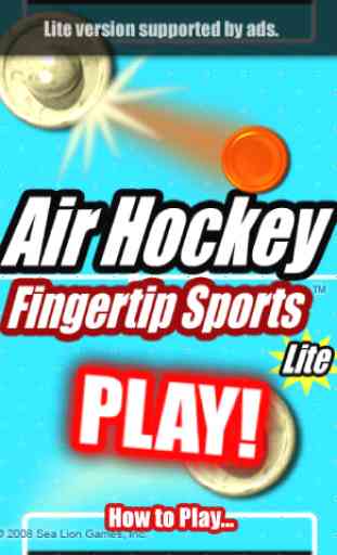 Air Hockey Fingertip Sports Lite 1