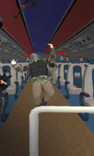 Airplane SWAT Team Force Elite Sniper Mission 3D Hostage 1