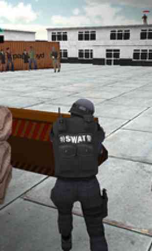 Airplane SWAT Team Force Elite Sniper Mission 3D Hostage 3