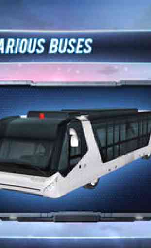 Airport Bus Simulator 3D. Real Bus Driving & Parking For kids 3