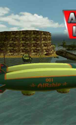 Airship Landing - Free Air plane Simulator Game 3