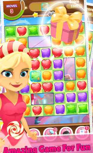 Amazing Candy Link Match Sweet Legend - Puzzle Games Blast Star Connect Free Edition 2