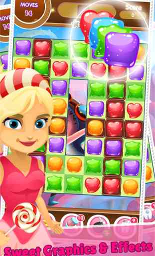 Amazing Candy Link Match Sweet Legend - Puzzle Games Blast Star Connect Free Edition 3