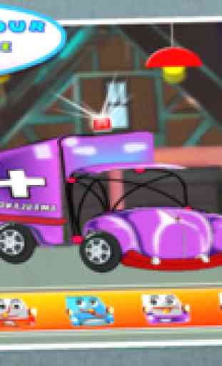 Ambulance Builder & Garage – Create Cars in Kids Workshop, Repair Autos in Mechanic Salon Game 2