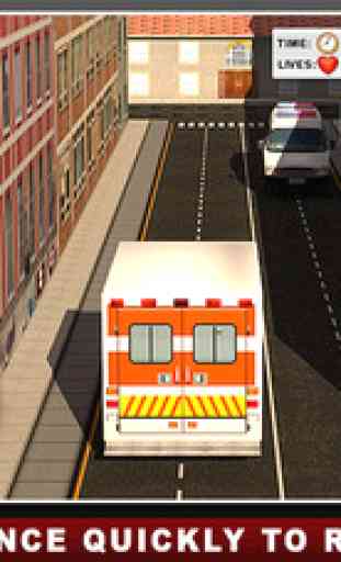 Ambulance Duty Simulator 3D – Drive Rush for Paramedic Emergency Parking; Test Your Driving Skills Play as Driver for City Hospital 2