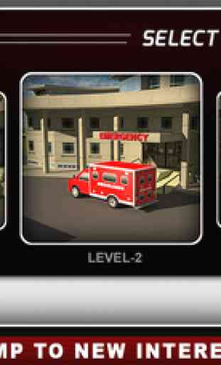 Ambulance Duty Simulator 3D – Drive Rush for Paramedic Emergency Parking; Test Your Driving Skills Play as Driver for City Hospital 4