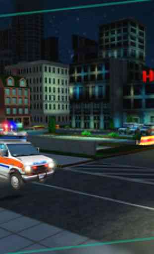 Ambulance Parking Simulator HD - Real Heavy Car Driving Test Run Sim Racing Games 2