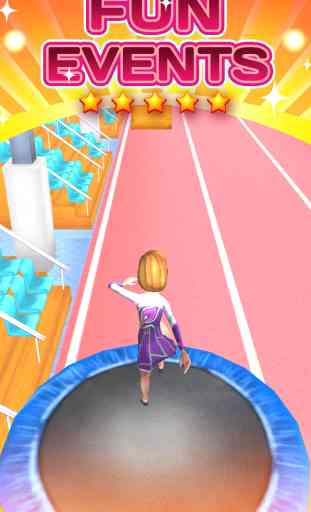 American Gymnastics Girly Girl Game - All Fun Little Teenage Kids Gym Games For Free 1
