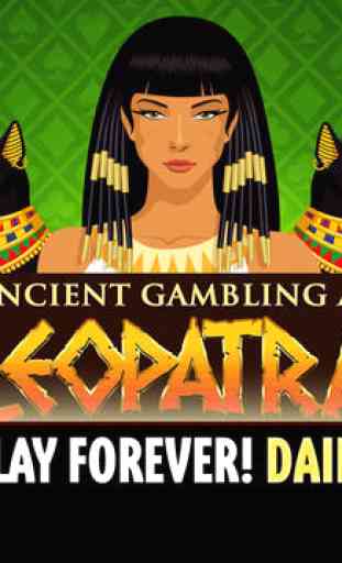 Ancient Gambling At Cleopatra's Slots Casino Game Free - Fun Slot Machine for iPhone and iPad 4