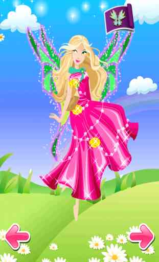 Angel Fairy Dress Up – Girls Kids cute little beauty fashion free Makeup & Dress Up Game 3