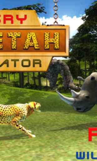 Angry Cheetah Survival – A wild predator in 3D wilderness simulation game 3