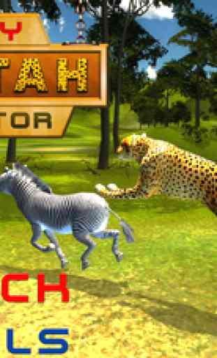 Angry Cheetah Survival – A wild predator in 3D wilderness simulation game 4