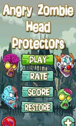 Angry Zomb-ie Head Protector-s: Save Your  Zombies Life From Blood Splat-ter Slaying Chainsaw-s FREE 1