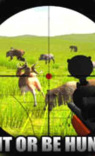 Animal Hunter 2014 3D - Sniper Shooting Gun Down Deer, Boar, Fox, Bear & More Simulator Game 3