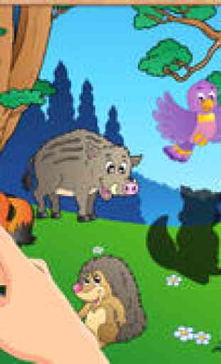 Animals Around The World - free educational puzzle for toddlers and kids 3