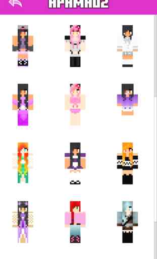 Aphmau Skins Free For Minecraft PE(Pocket Edition) - With New Baby, MC Diaries Skin Capes 4