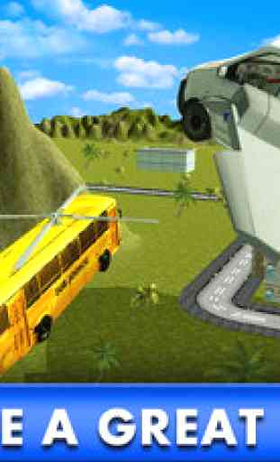 Ambulance Air Craft: Flying Car Driver Simulator 4