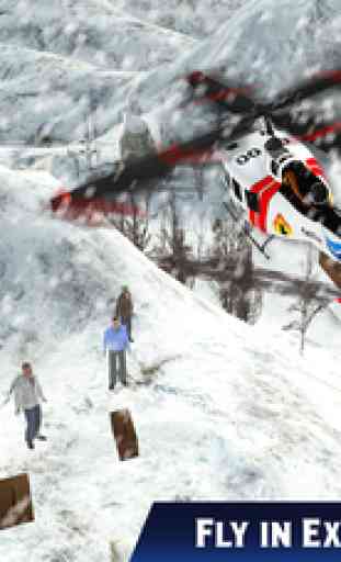Ambulance Storm Helicopter Pilot Rescue Flight 3D 2