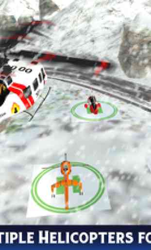 Ambulance Storm Helicopter Pilot Rescue Flight 3D 4