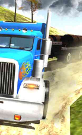 American Cargo Truck Driver Hill Climbing Simulator 1