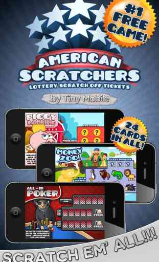 American Scratchers Lottery Scratch Off Tickets 2