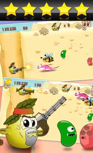 Angry Rambo Pear - shooting games for kids free 4