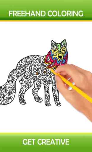 Animal Art Designs - Zen Therapy Adult Coloring Book 3