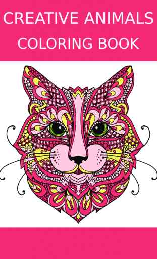 Animal Coloring Book For Adults 1
