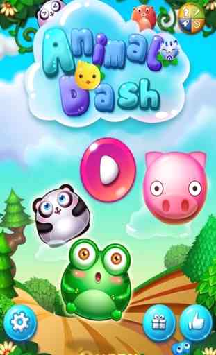 Animal Mash Dash Mania-Best Match 3 Games For Free 1