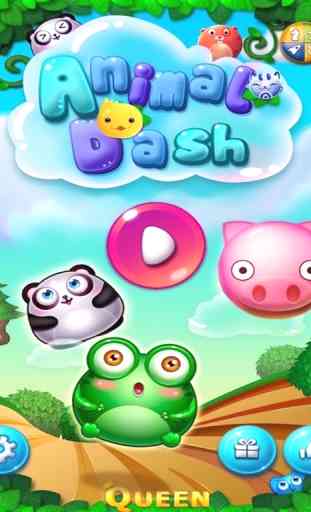 Animal Mash Dash Mania-Best Match 3 Games For Free 3