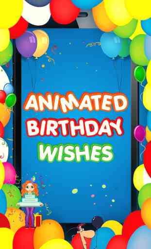 Animated 3D Birthday Emoji, Wishes, Cards & Emoticons 1