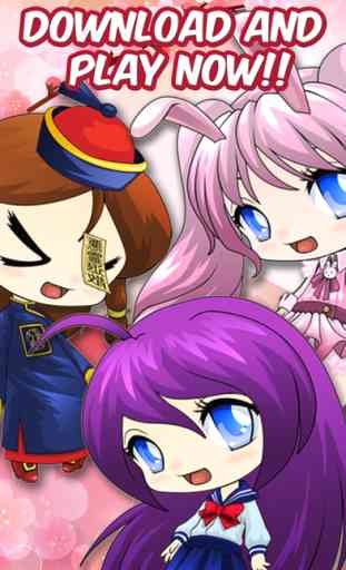 Anime Avatar Girls Free Dress-Up Games For Kids 4