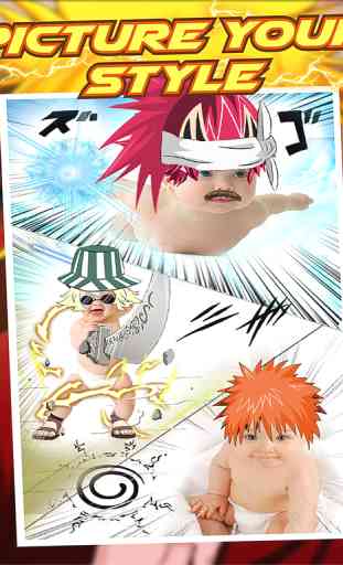 Anime Bleach Face Changer Camera Stickers HD Manga 3