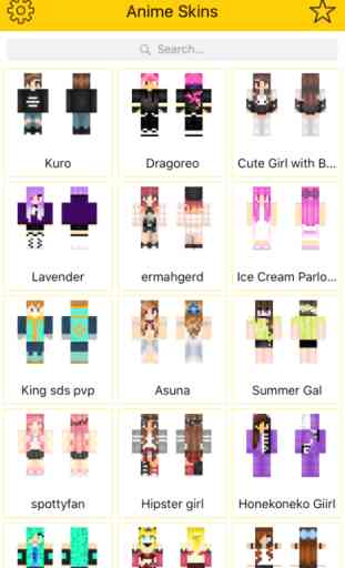 Anime Skins - Skins for Minecraft PE & PC Edition 1