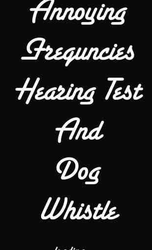 Annoying Frequencies - Hearing Test and Dog Whistle 2