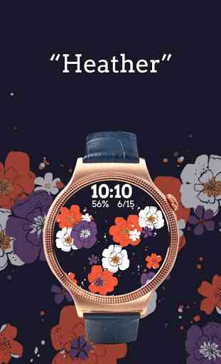 Floral Watch Face 4