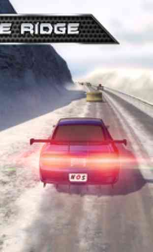 Arctic Ridge Frost Racing : 3D Real Action of Accelerated Drift Car Racer Lite 4