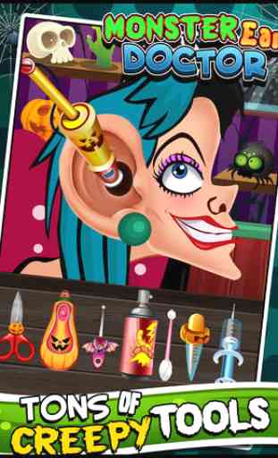 Awesome Demon Ear Doctor Office - Virtual Monster Ear Care Surgery & Makeover Games for Kids 4