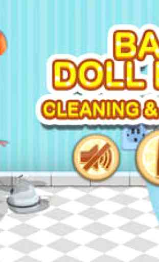 Baby Doll House Cleaning and Decoration - Free Fun Games For Kids, Boys and Girls 4