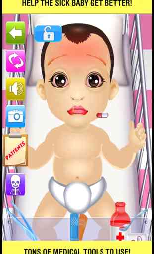 Baby Little Throat & Ear Doctor - play babies skin doctor's office games for kids 1