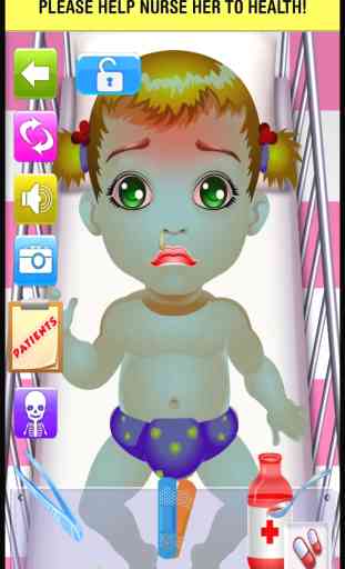 Baby Little Throat & Ear Doctor - play babies skin doctor's office games for kids 2