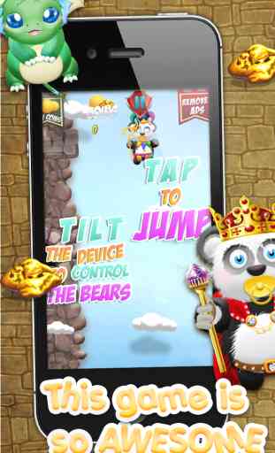 Baby Panda Bears Battle of The Gold Rush Kingdom - A Super Jumping Game FREE Edition! 3